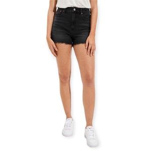American Eagle Outfitters Next Level Stretch Curvy High Rise Denim Shortie